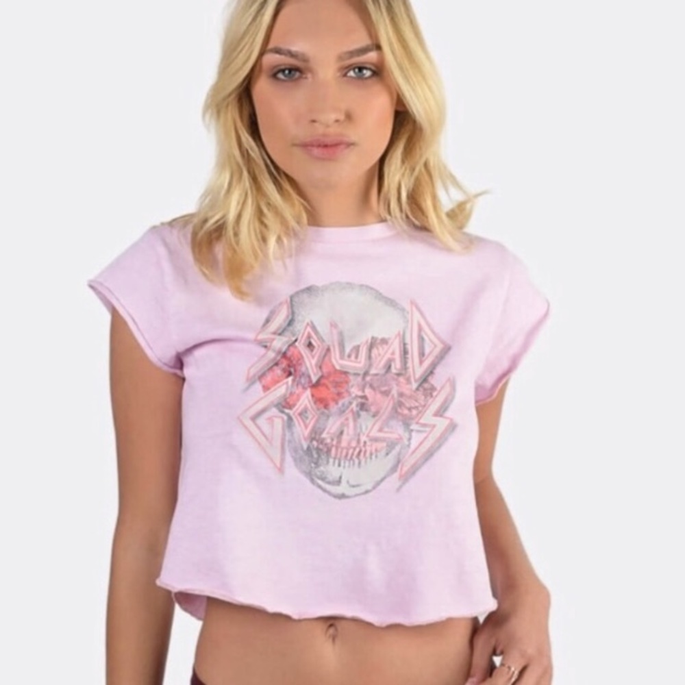 NEW Sugar, Squad Goals Graphic Crop Tee